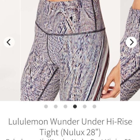 Lululemon Wunder Under Hi-Rise Tight size 6 color Polychromatic - Picture 5 of 8